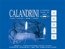 Tablet Screenshot of calandrini.it